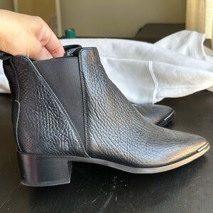 Acne Studios Black Leather Ankle Boots - Women's